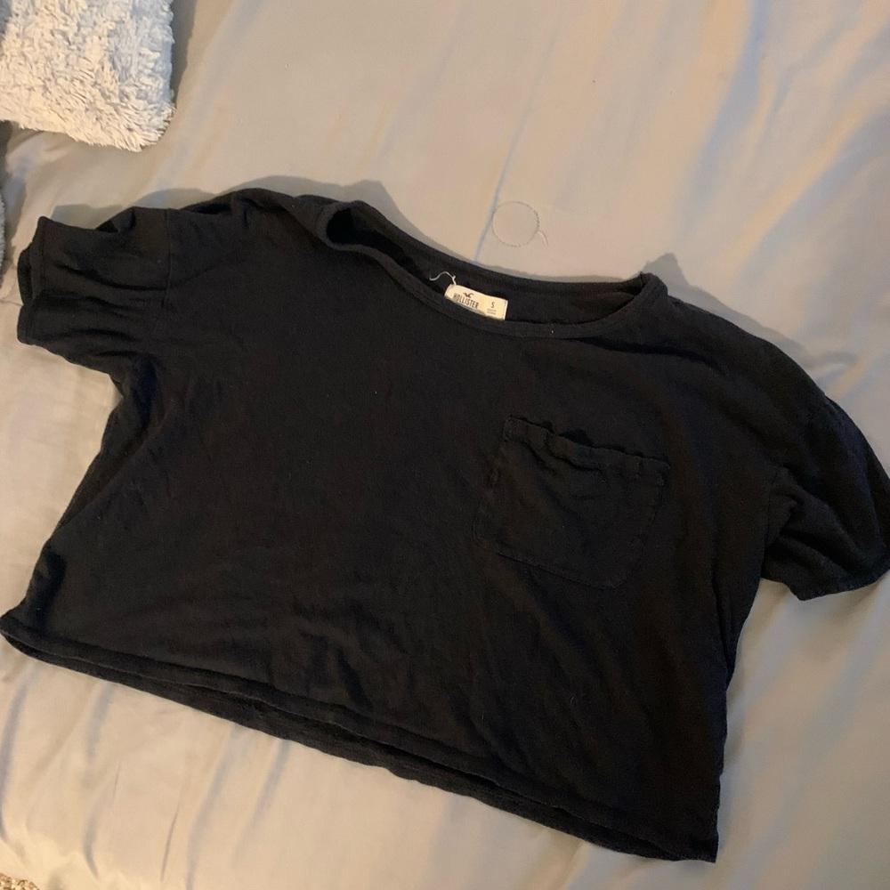 Hollister cropped shirt with pocket